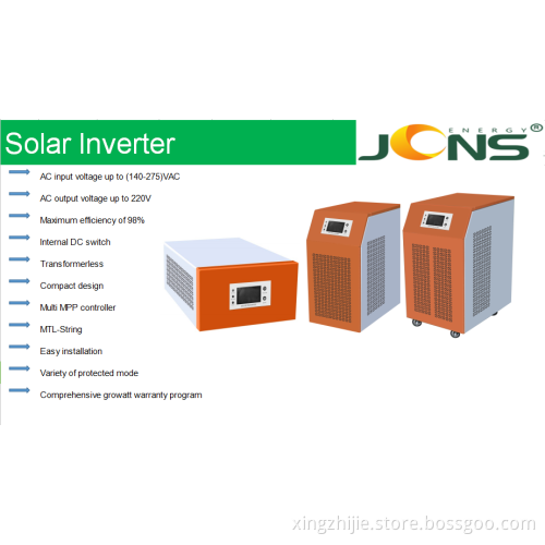 Shenzhen JCN Low Frequency DC to AC 500W 1000W 2000W 3000W 5000W Solar Power Inverter